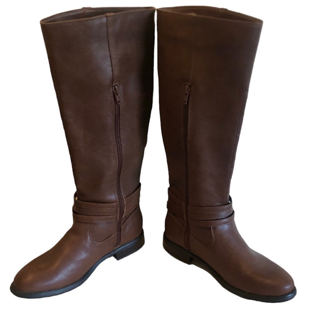 LC Lauren Conrad Brown Knee-High Boots